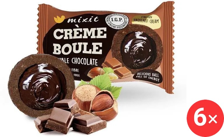 Mixit Créme boule – Double chocolate 6× 30 g