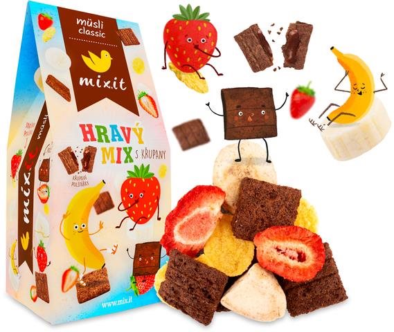 Mixit Müsli classic 300 g, hravý mix