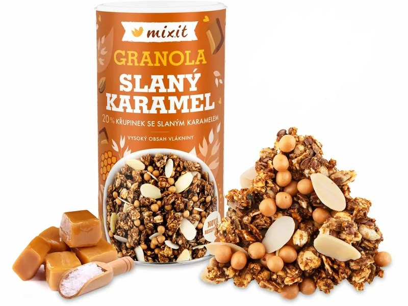 Mixit Granola z pece – slaný karamel 550 g