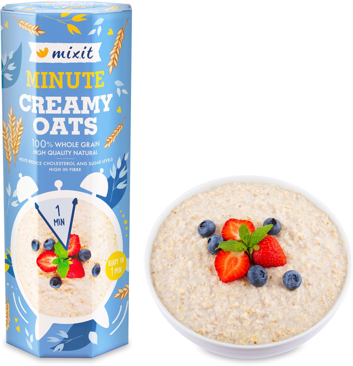 Mixit Creamy Oats – Minútové ovsené vločky 750 g