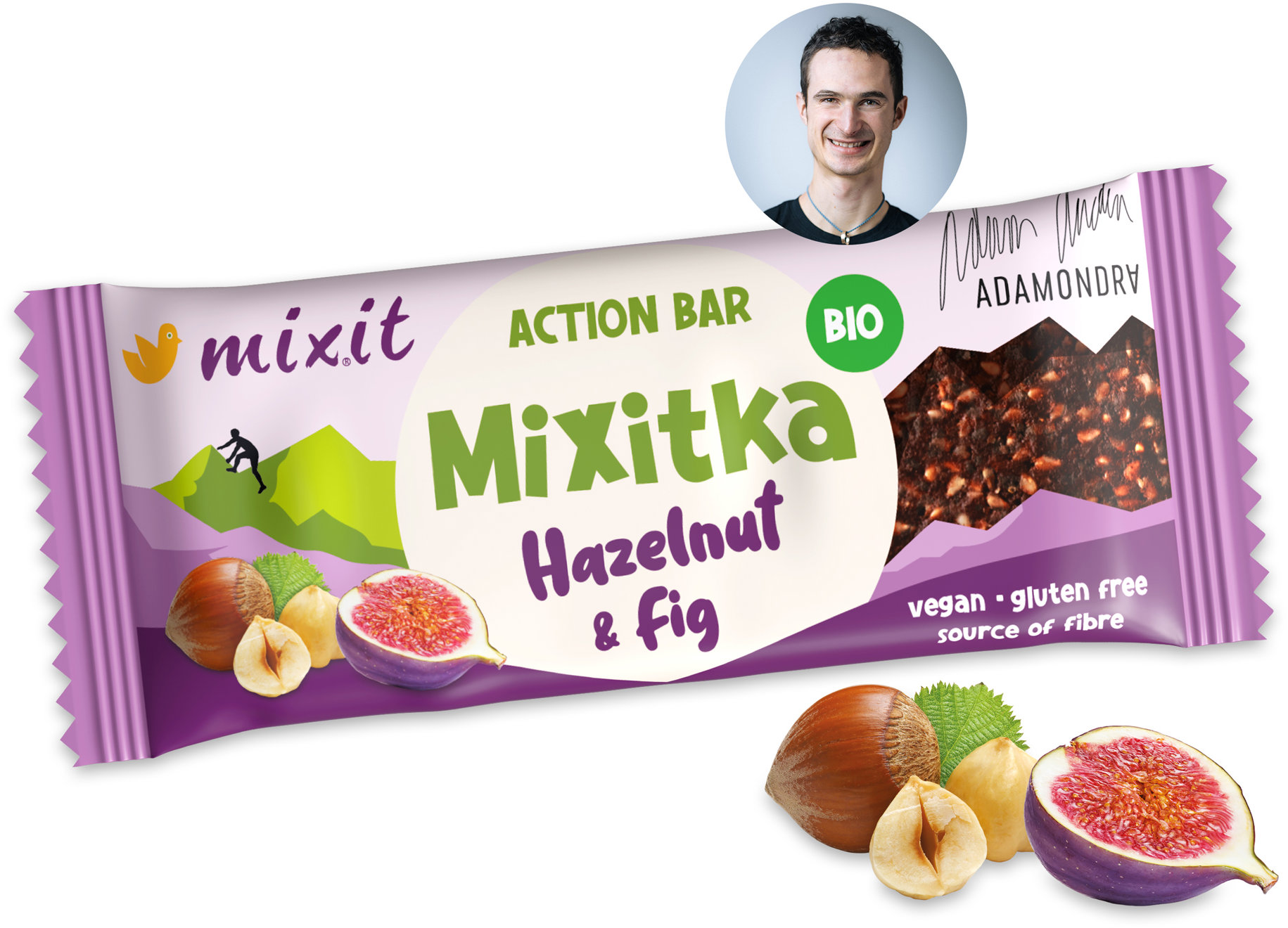 Mixit Action BIO Mixitka Adama Ondra – Figa a lieskový oriešok