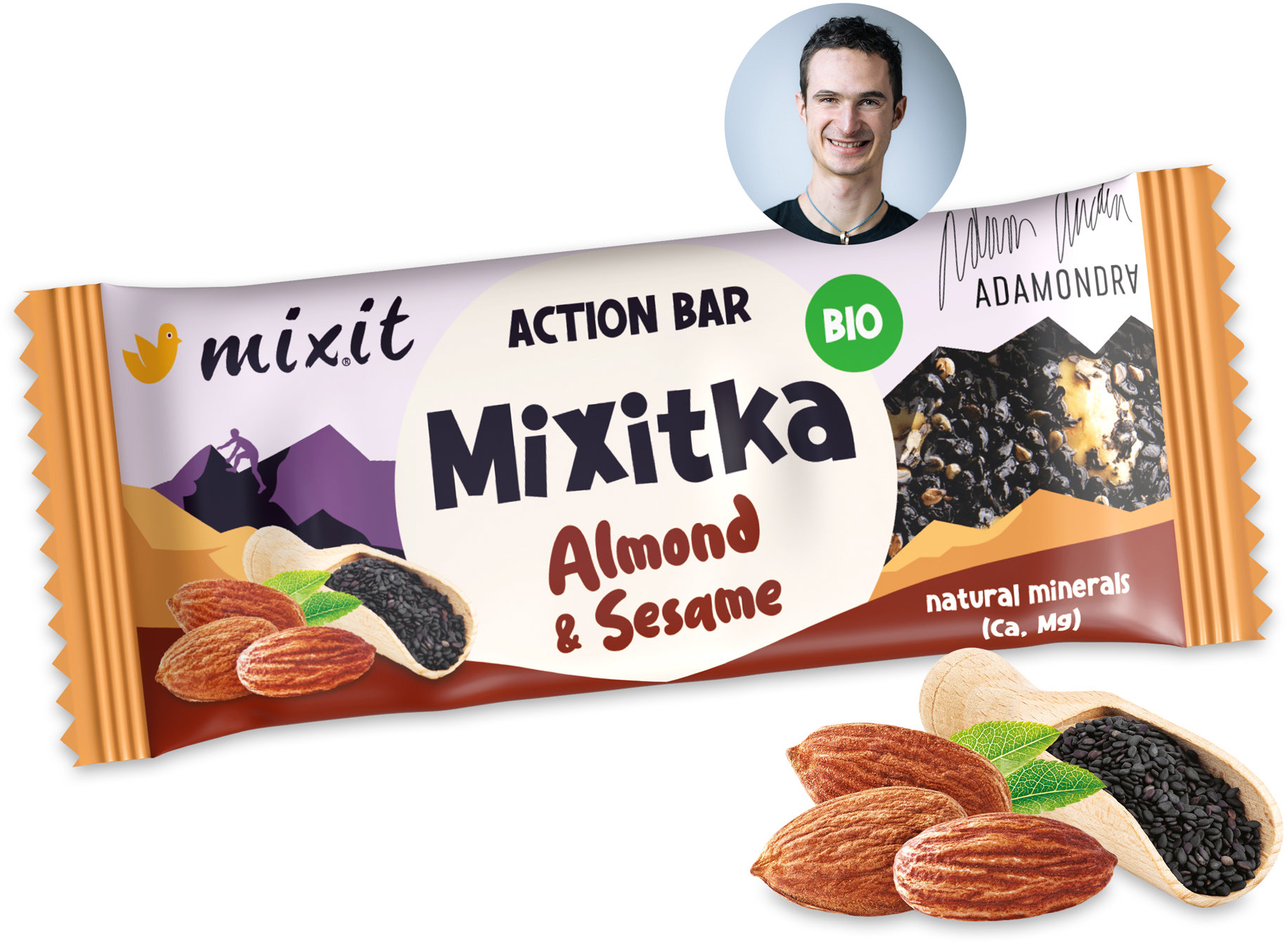Mixit Action Bio Mixitka Adama Ondra – Sezam a mandle