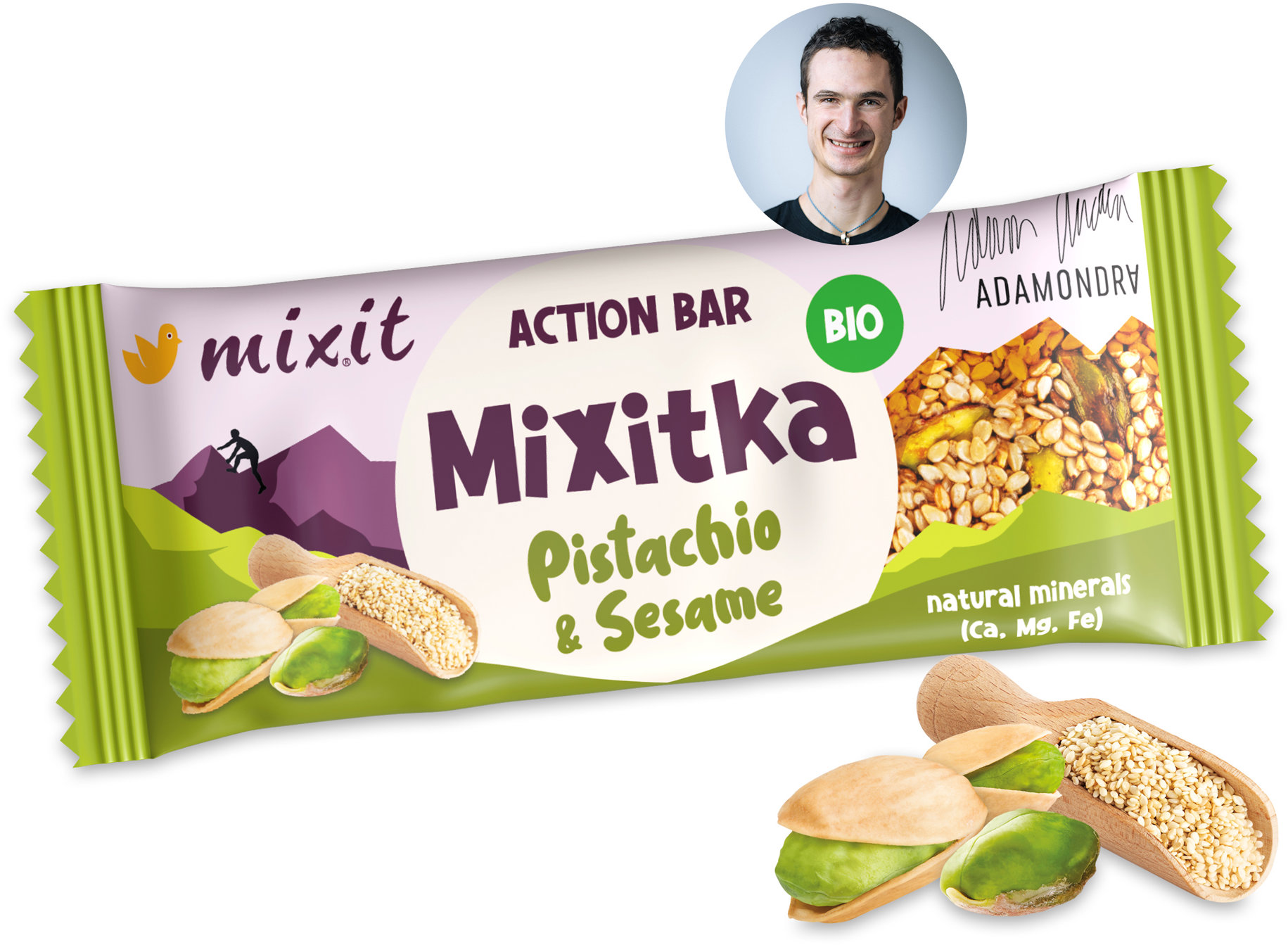 Mixit Action BIO Mixitka Adama Ondru – Sezam a pistácie