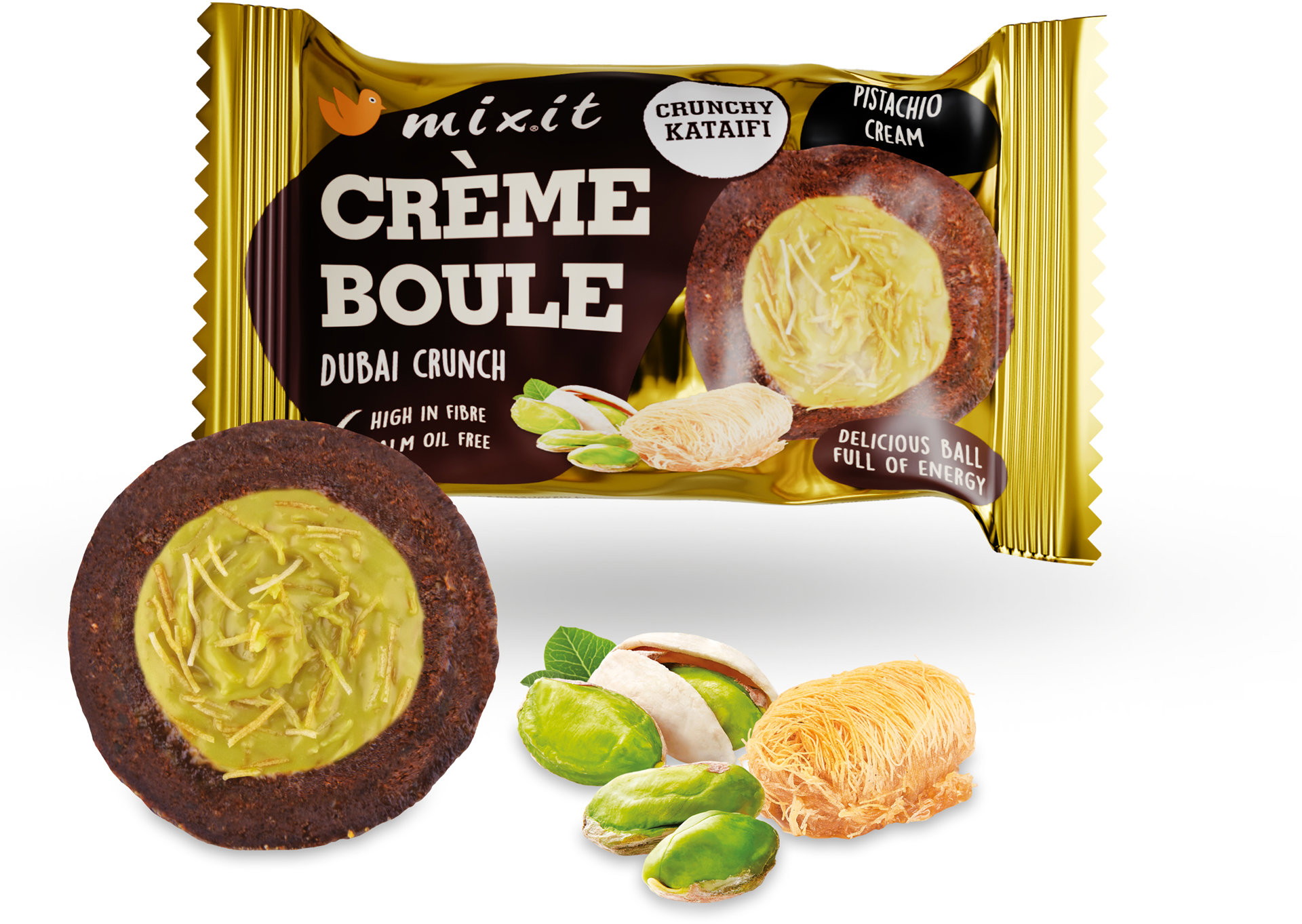 Mixit Créme boule – Dubai crunch 30 g