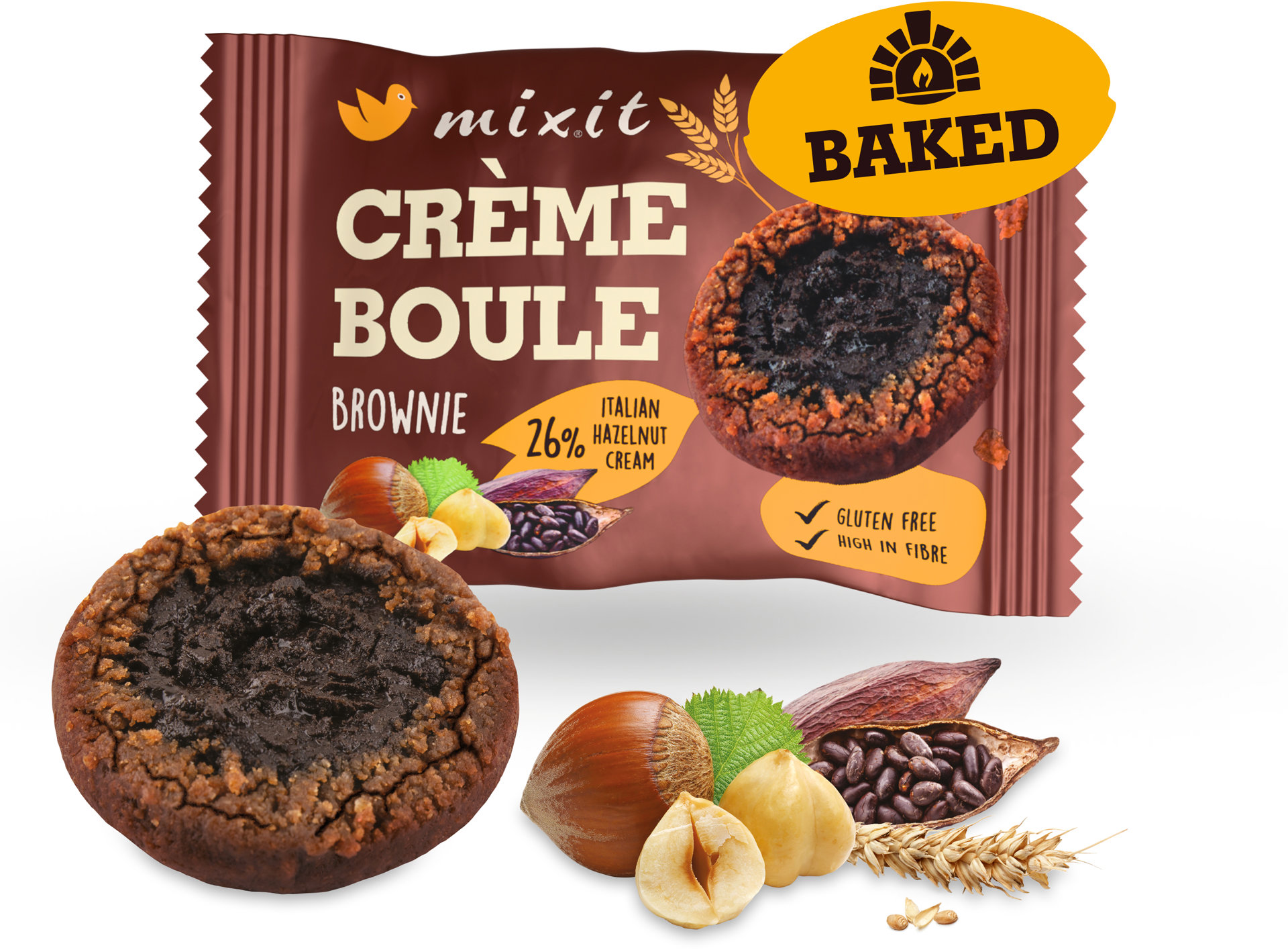 Mixit Pečená Creme boule – Brownie 30 g