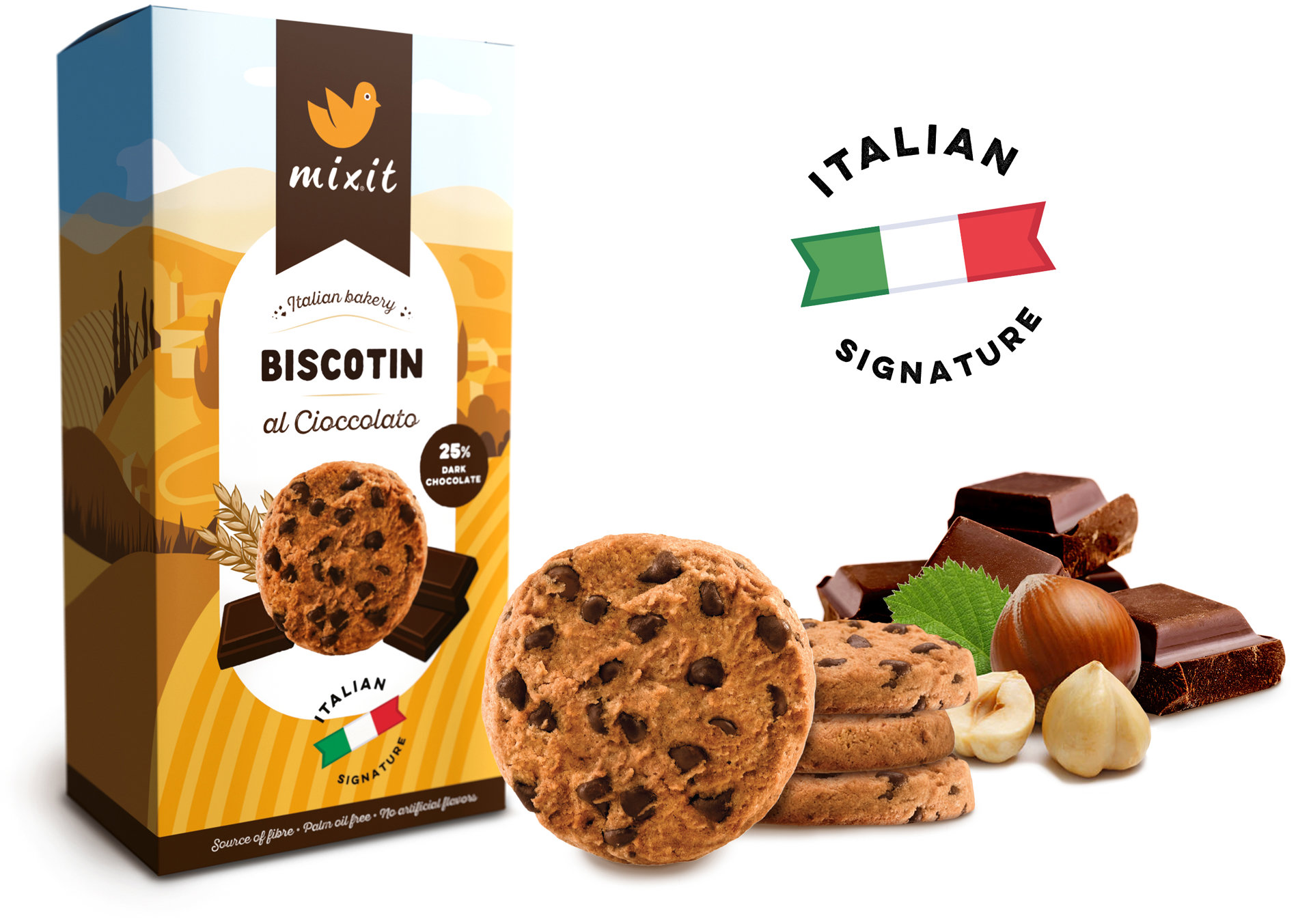 Mixit Italian Bakery Biscotin al Cioccolato