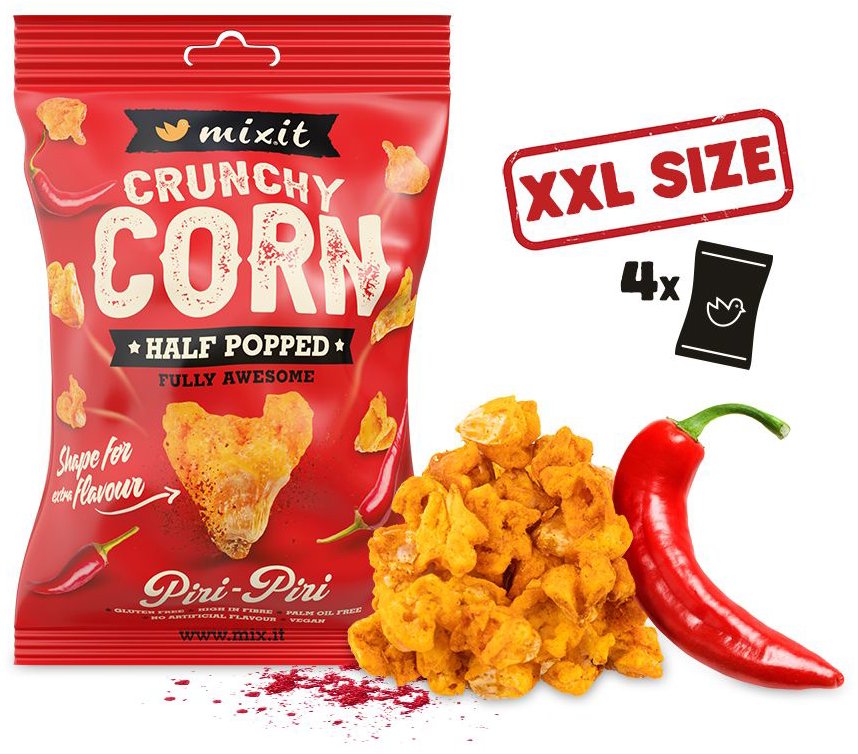 Mixit Crunchy corn Peri Peri & Kajenské korenie 175 g