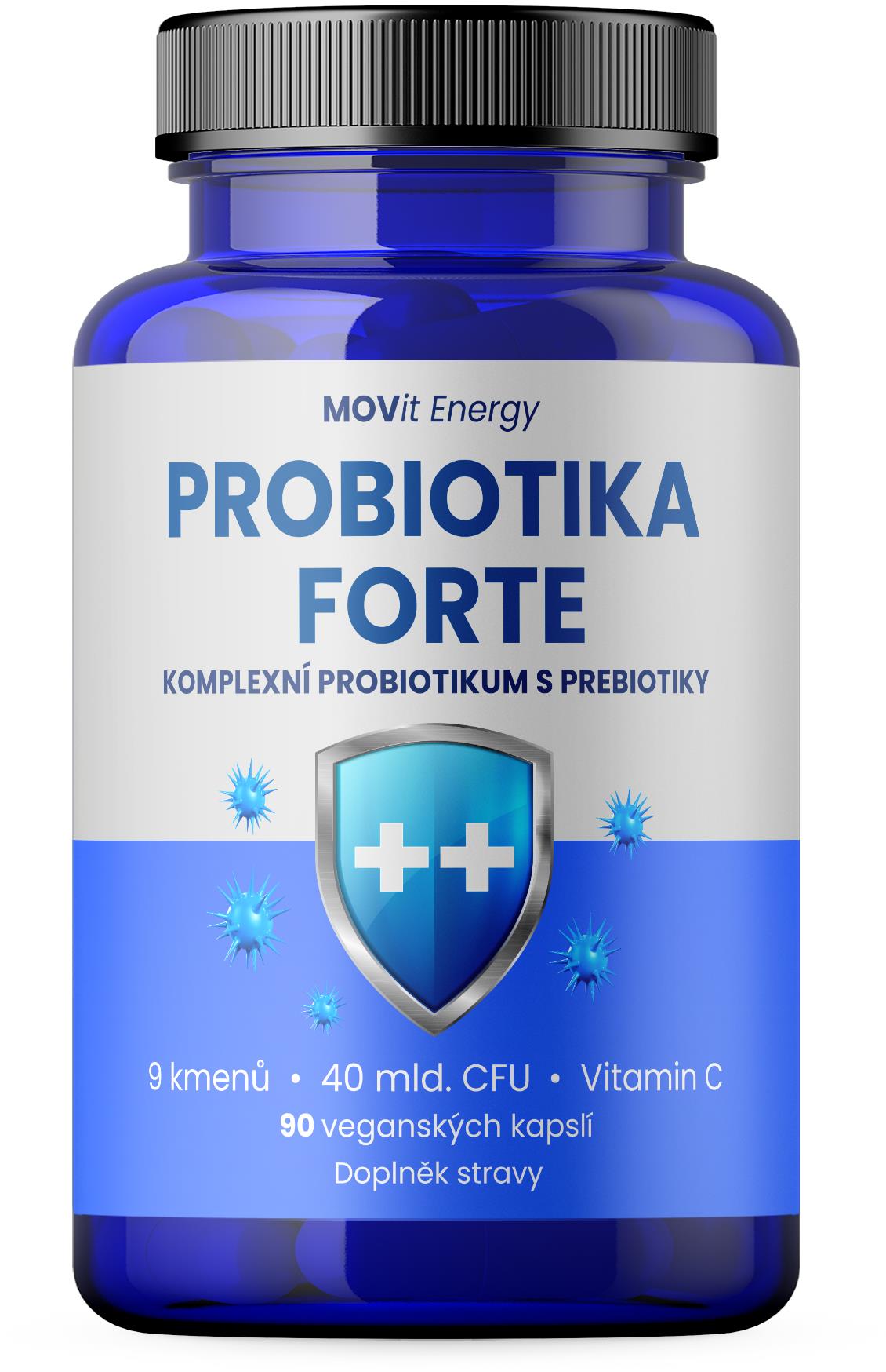 MOVit Energy Probiotiká Forte 90 vegánskych kapsúl
