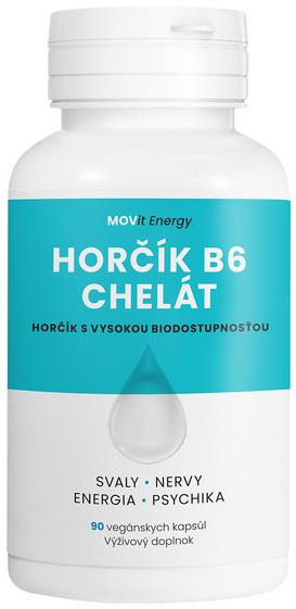 MOVit Energy Horčík B6 Chelát 100 mg, 90 kapsúl