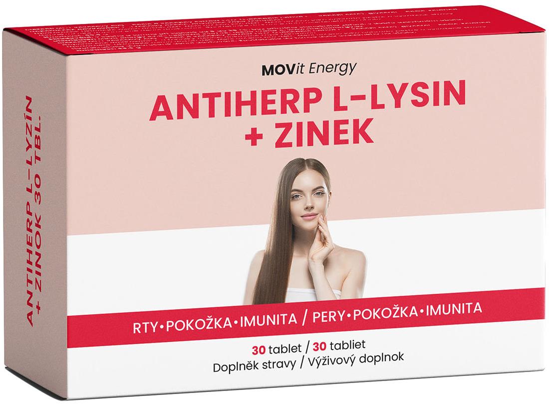 MOVit Energy AntiHerp L-Lysin + Zinok 30 tabliet