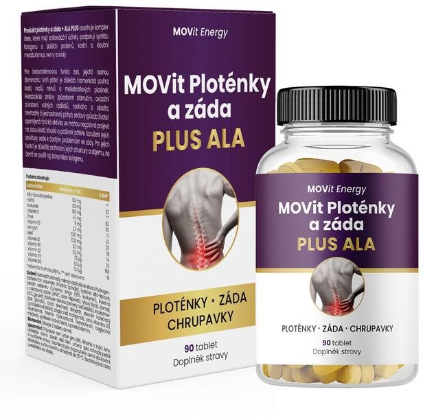 MOVit Energy Platničky a chrbát Plus ALA, 90 tabliet