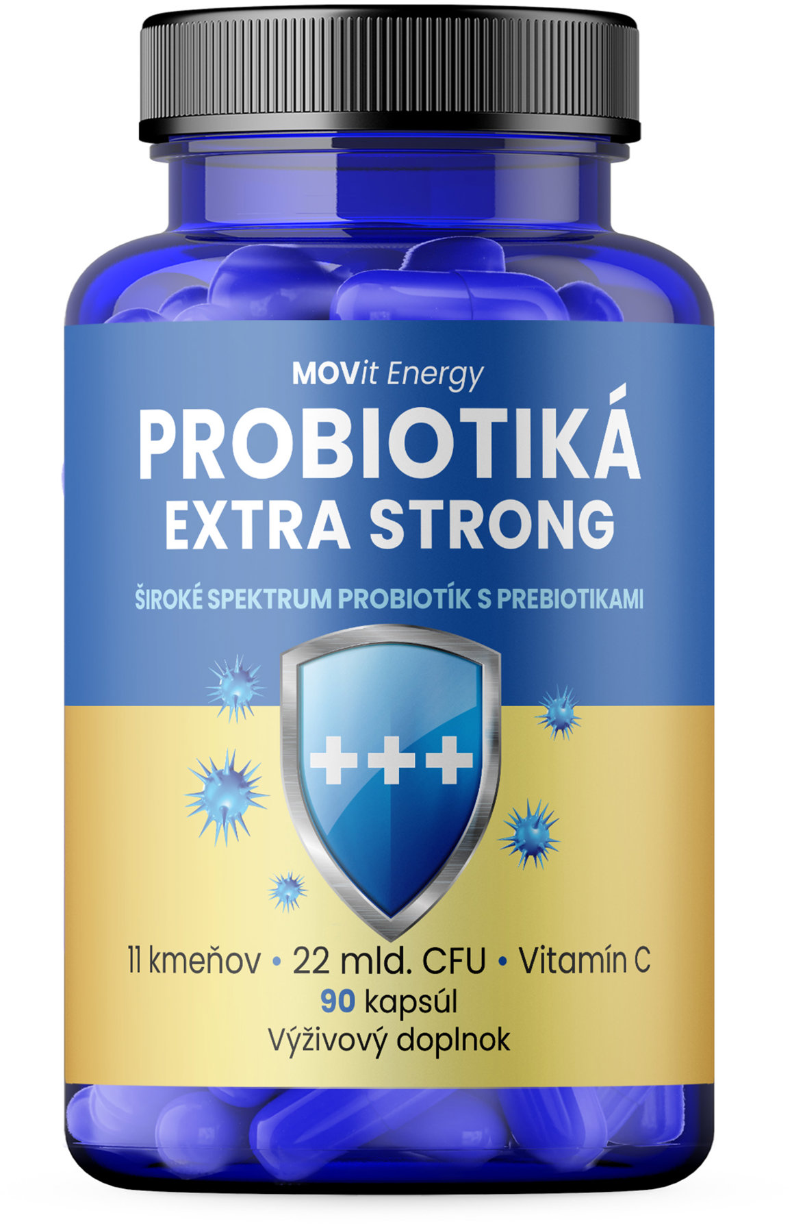 MOVit Probiotiká Extra Strong, 90 kapsúl