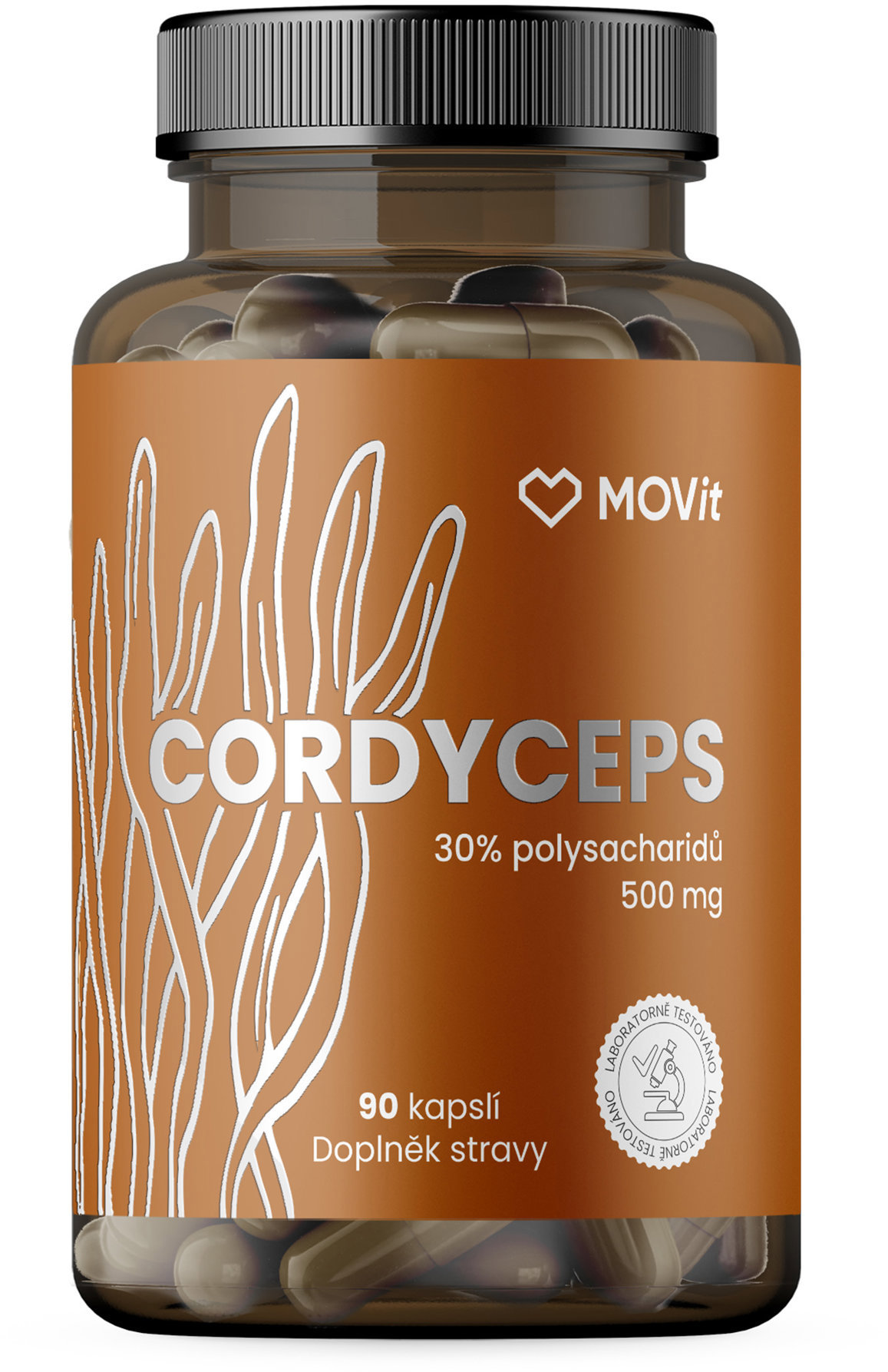 Movit Energy Cordyceps 30 % polysacharidov 500mg, 90 kapsúl