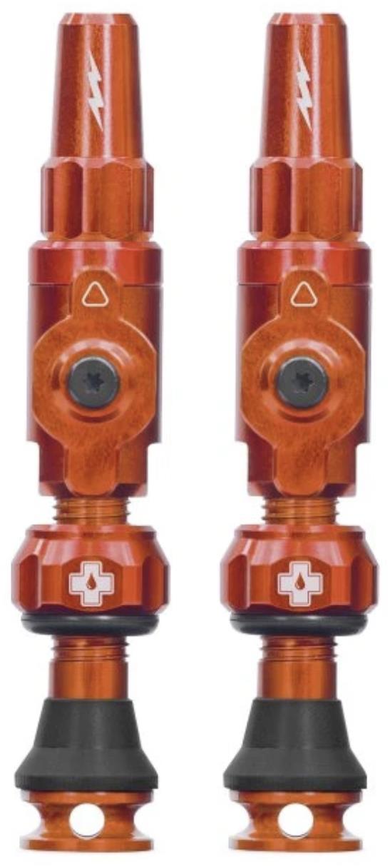 Muc-Off Big Bore Lite Tubeless Valves Orange Small – Inovatívne bezdušové ventily