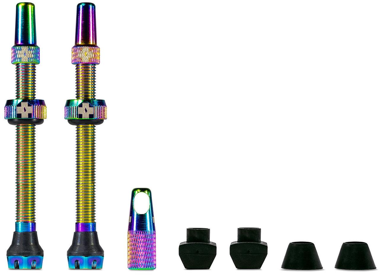Muc-Off Tubeless Presta Valve Kit V2 44 mm Dúhový