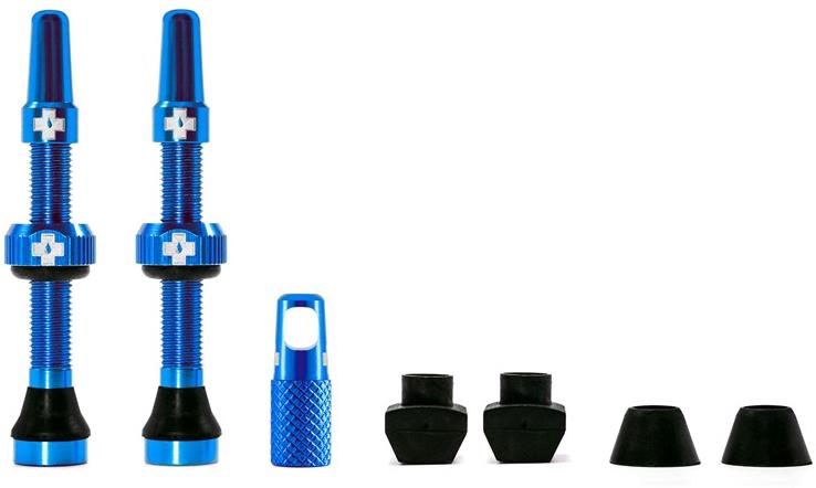 Muc-Off Tubeless Presta Valve Kit V2 44 mm Modrý