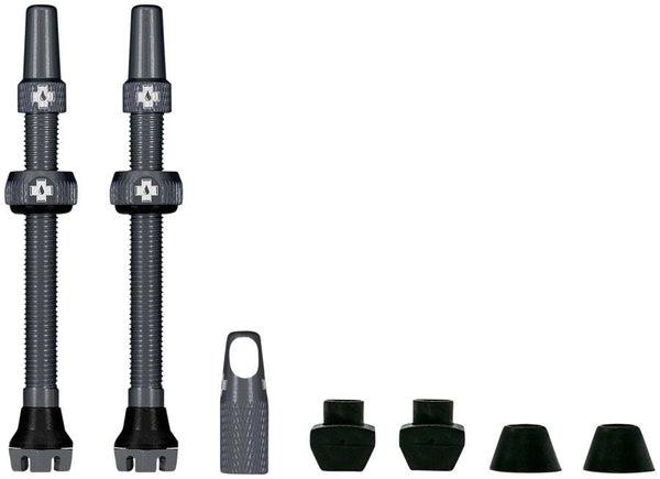 Muc-Off Tubeless Presta Valve Kit V2 44 mm Sivý