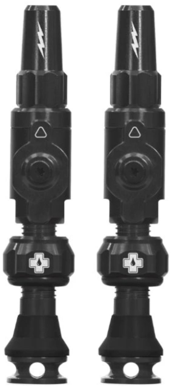 Big Bore Lite Tubeless Valves Black Small