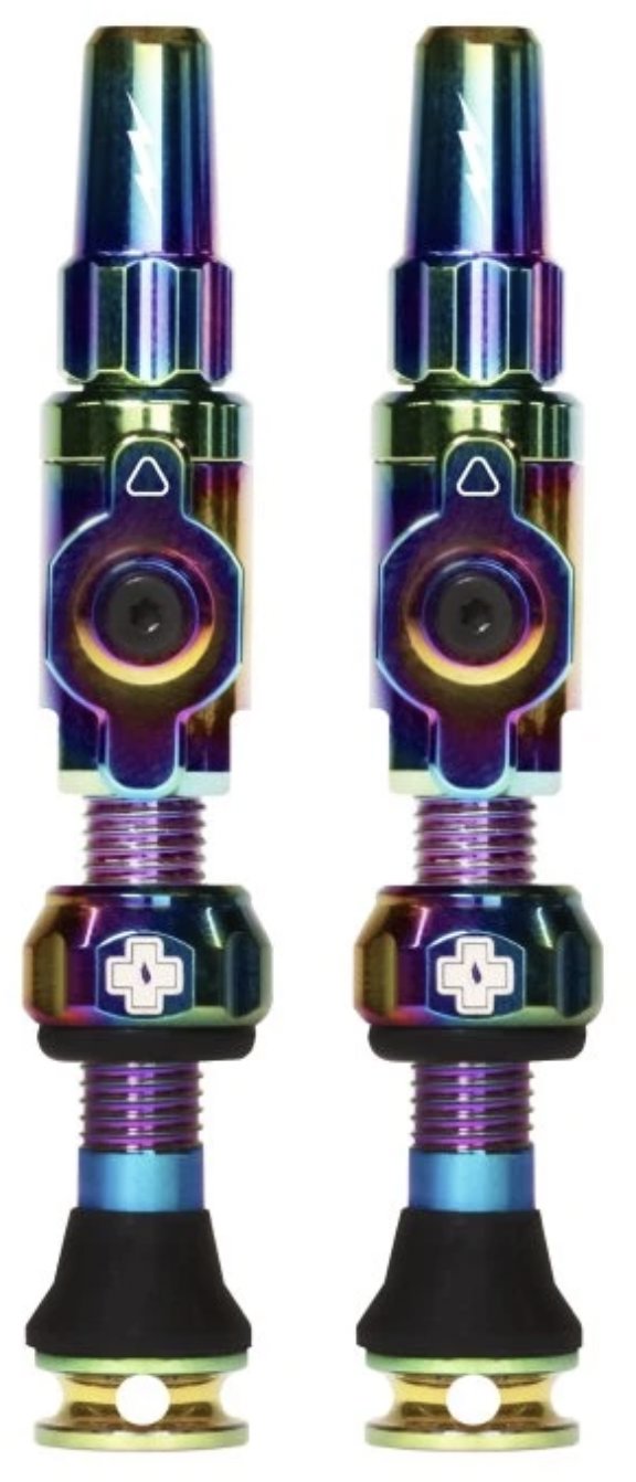 Big Bore Hybrid Tubeless Valves Iridescent Small
