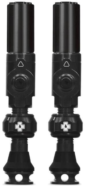 Big Bore Hybrid Tubeless Valves Black Small