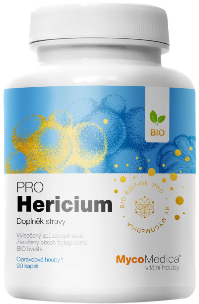 MycoMedica BIO Hericium PRO 90 kapsúl