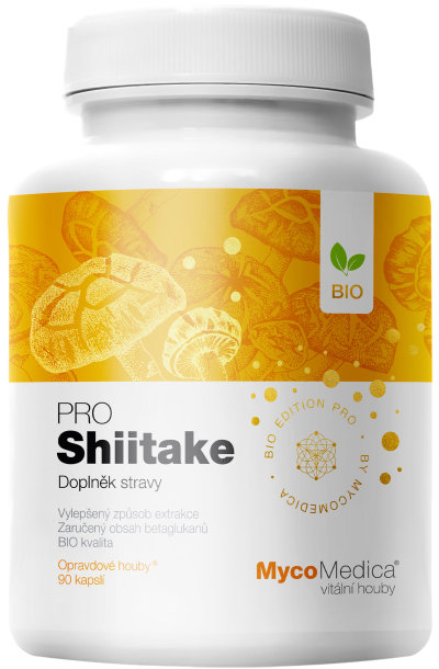 MycoMedica BIO Shiitake PRO 90 kapsúl