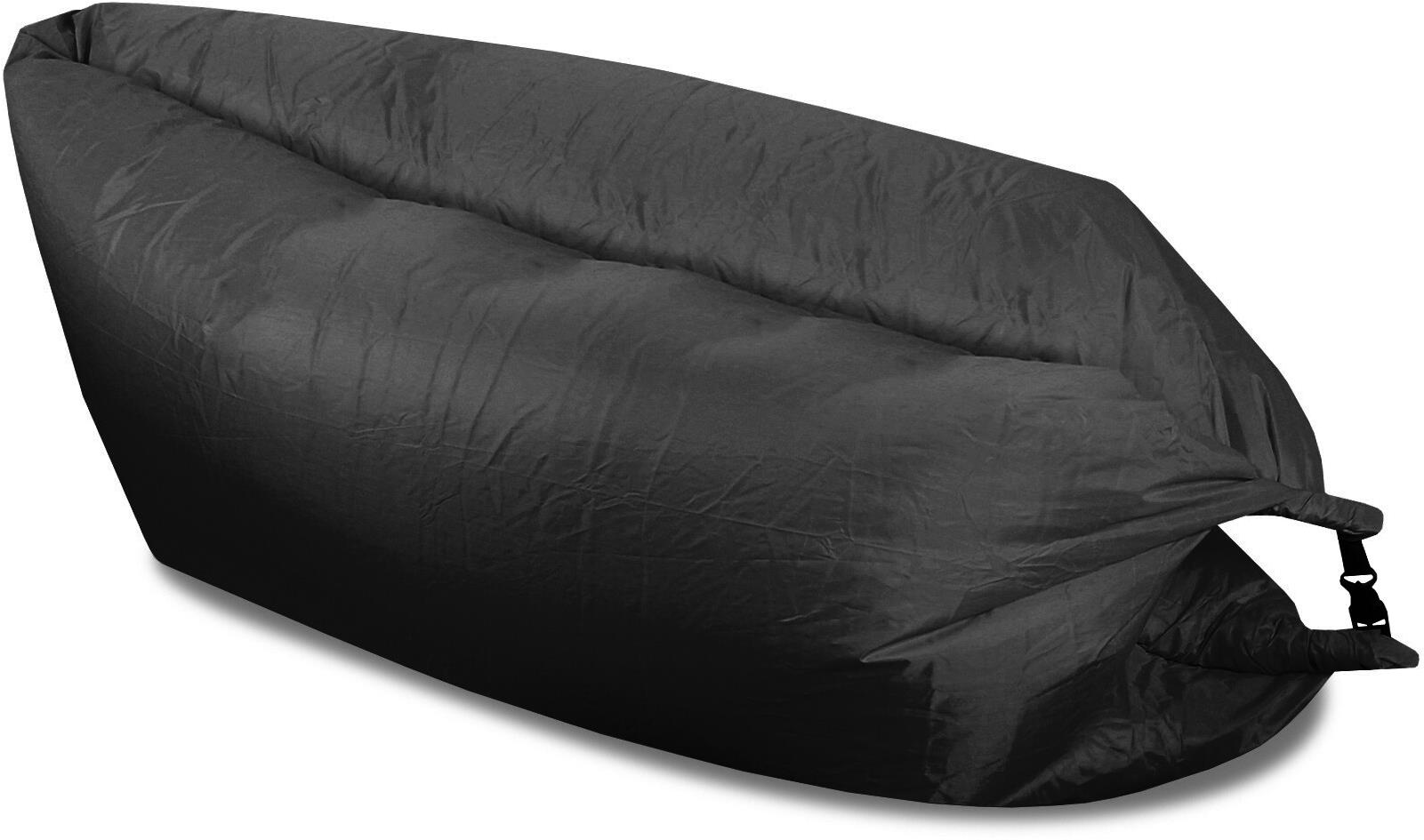 Aga Nafukovací vak LAZY BAG 200 × 70 cm Čierny