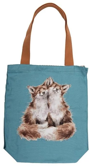 Wrendale Designs Pevná plátená taška Líšky