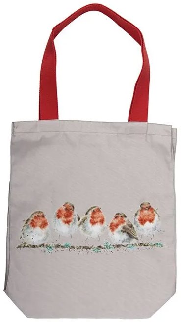 Wrendale Designs Pevná plátená taška Červienky