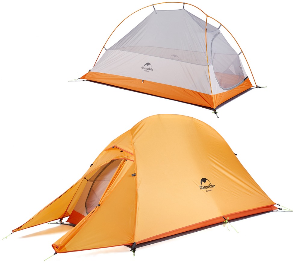Naturehike ultralight Cloud Up1 210T oranžový