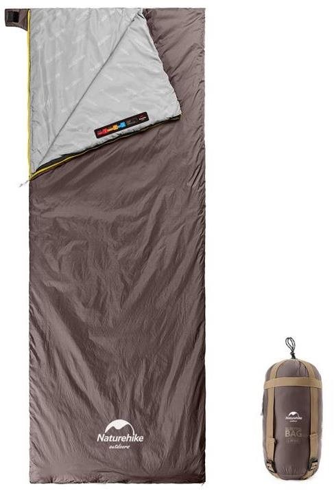 Naturehike hnedý mini ultralight LW180 spací vak, veľ. XL