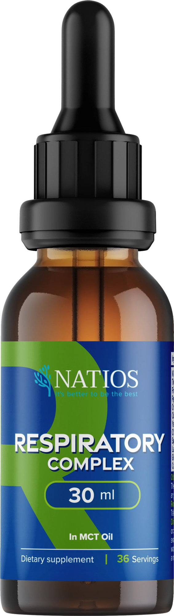 NATIOS Respiratory Complex, bylinné kvapky v MCT oleji, 30 ml
