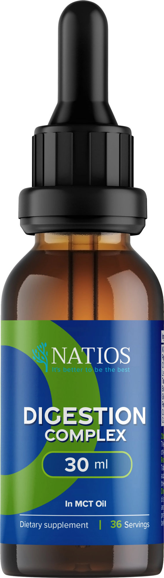 NATIOS Digestion Complex, bylinné kvapky v MCT oleji, 30 ml