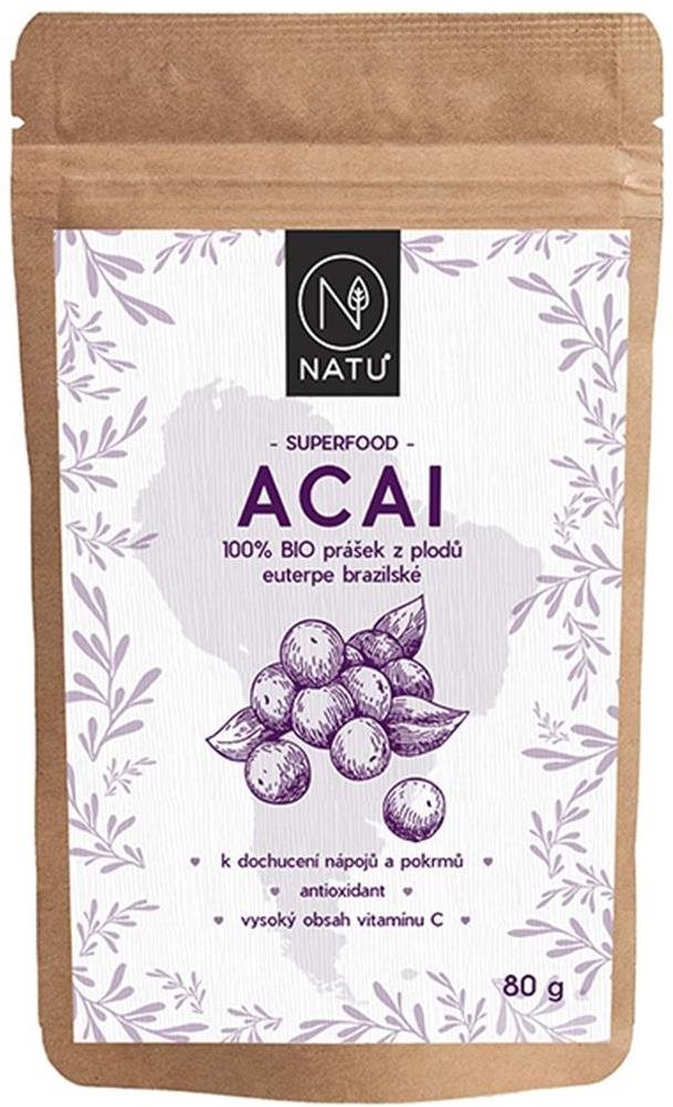 NATU Acai BIO prášok 80 g
