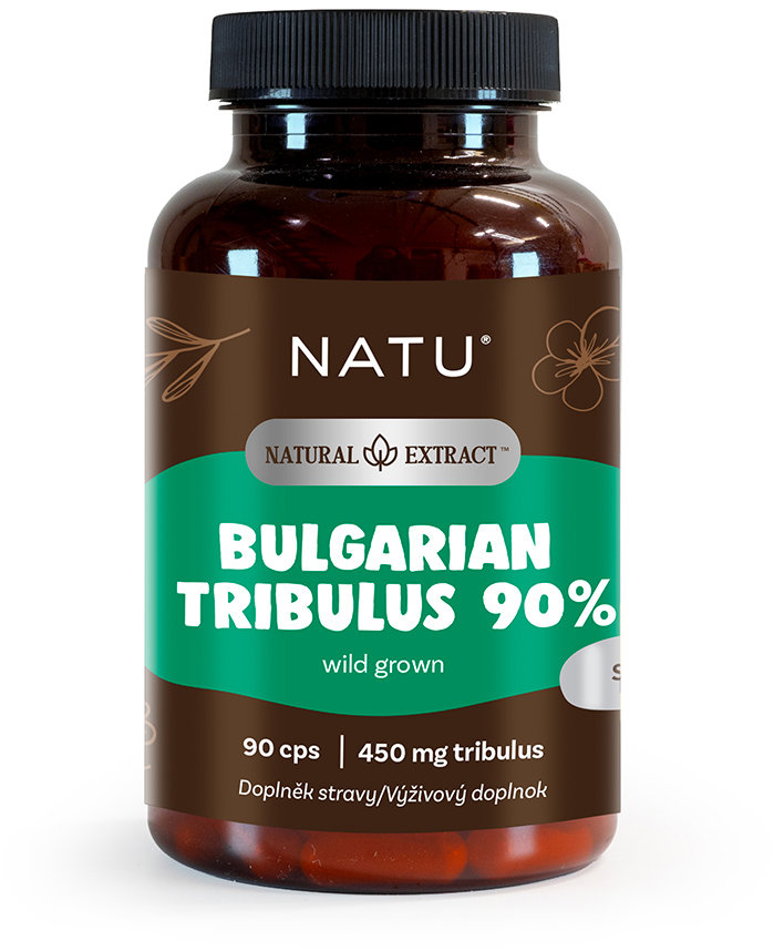 NATU Bulharský kotvičník (Tribulus) extrakt 90 % saponínov 90 kapsúl