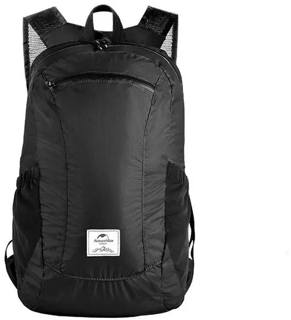 Naturehike ultralight zbaliteľný batoh 18 l čierny