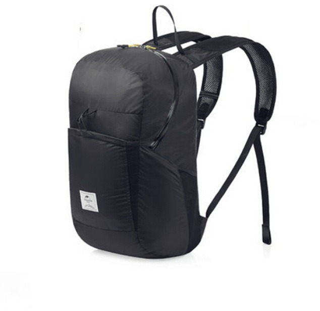 Naturehike ultralight zbaliteľný batoh 25 l čierny