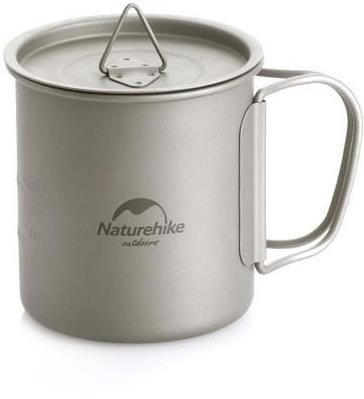 Naturehike titánový hrnček 20CJ 300 ml vrátane pokrievky