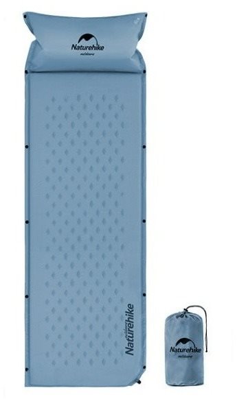 Naturehike samo-nafukovacia karimatka s nafukovacím vankúšom 1 100 g modrá