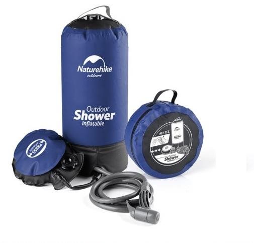 Naturehike nožná kempingová sprcha 980 g modrá