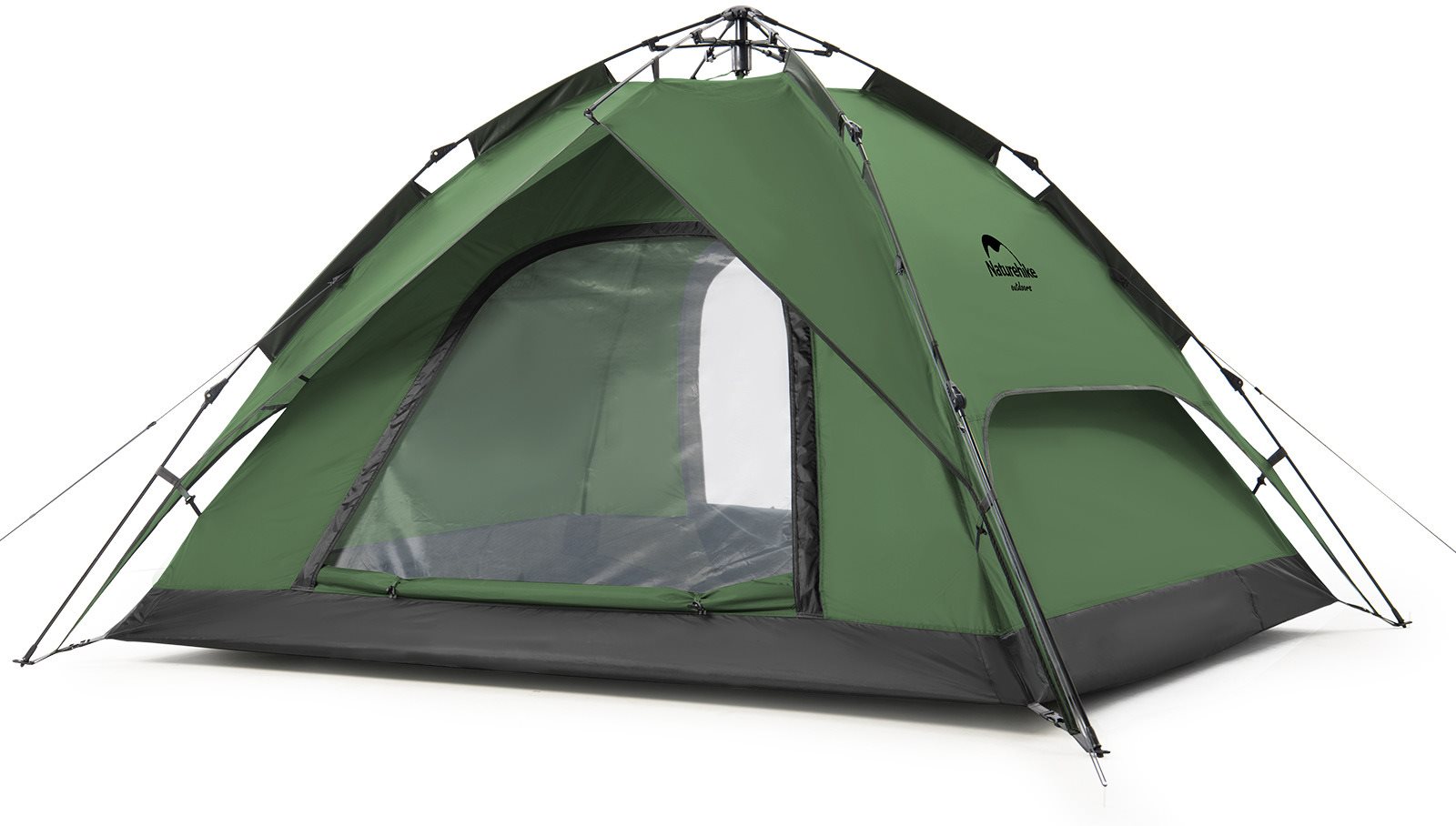 Naturehike rýchlo postaviteľný automatický stan 3 600 g zelený – 3 osoby