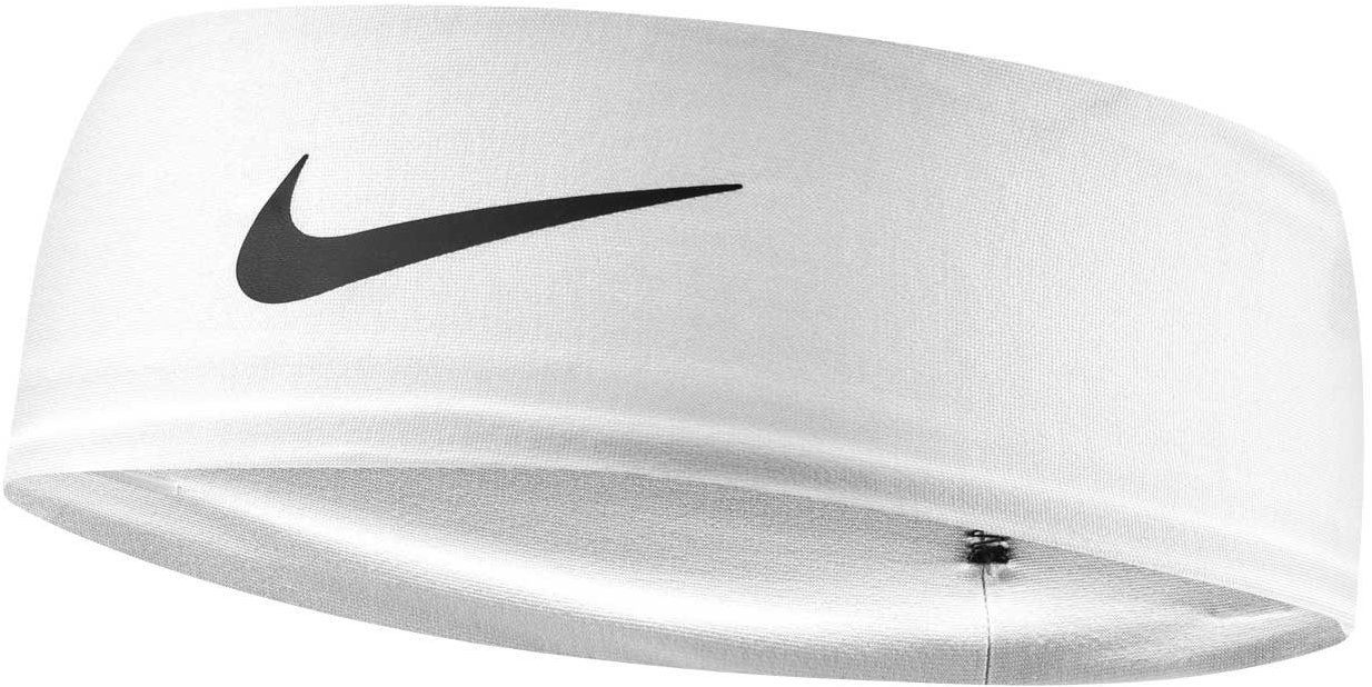 Nike Dri-Fit Fury Classic Headband biela/čierna/biela