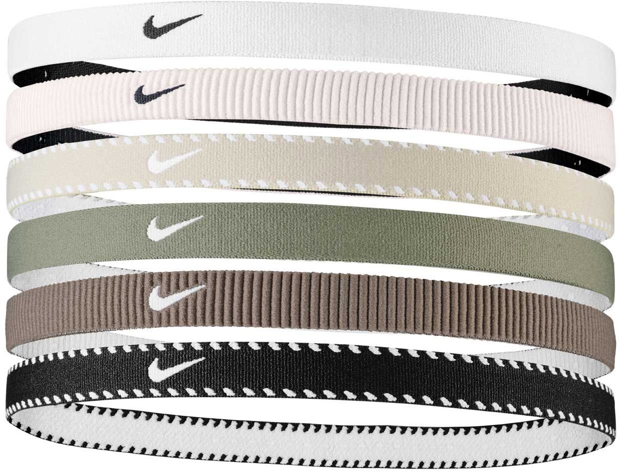 Nike Flex Classic Headbands 6PK biela/svetlá army/čierna
