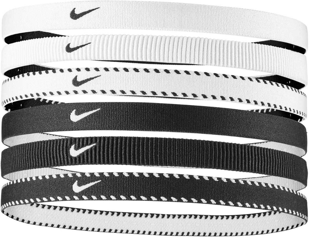 Nike Flex Classic Headbands 6PK biela/čierna/biela