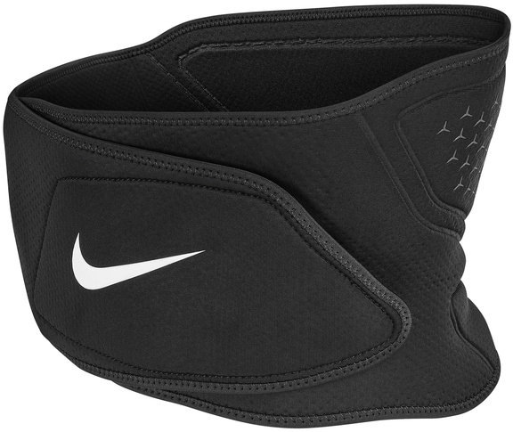 Nike Waist Wrap – čierno-biely podporný pás na chrbát veľkosť MD