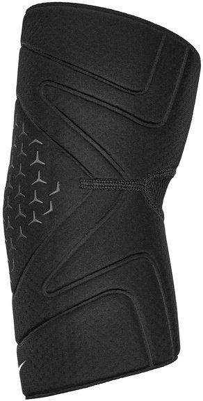 Nike Elbow Sleeve – čierno-biely kompresný chránič lakťa, veľkosť MD