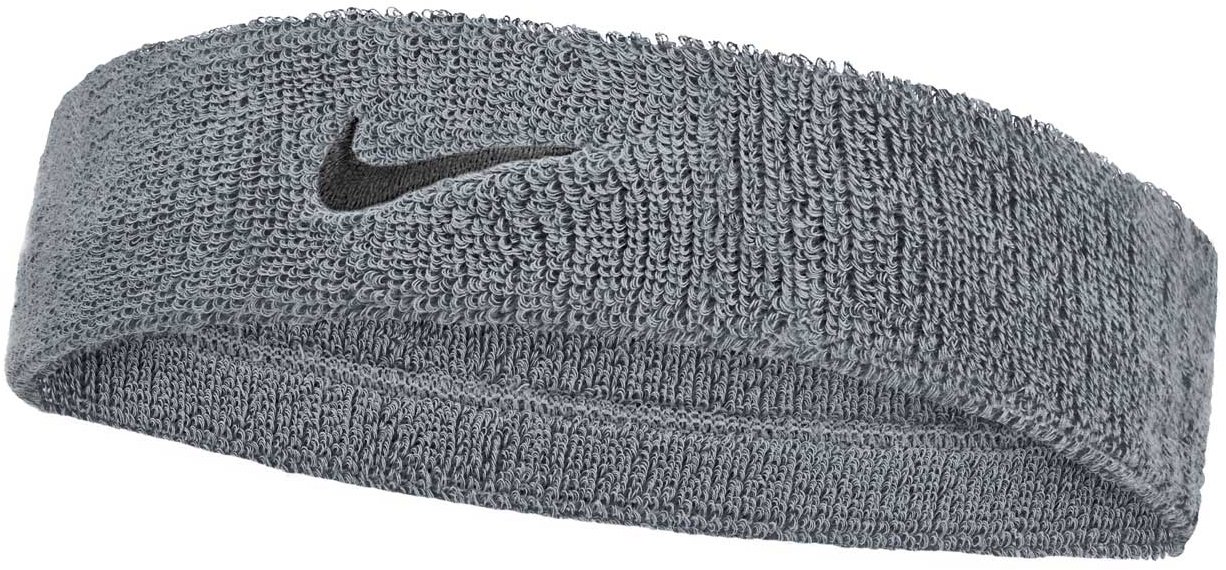Nike Swoosh Classic čelenka sivá/čierna