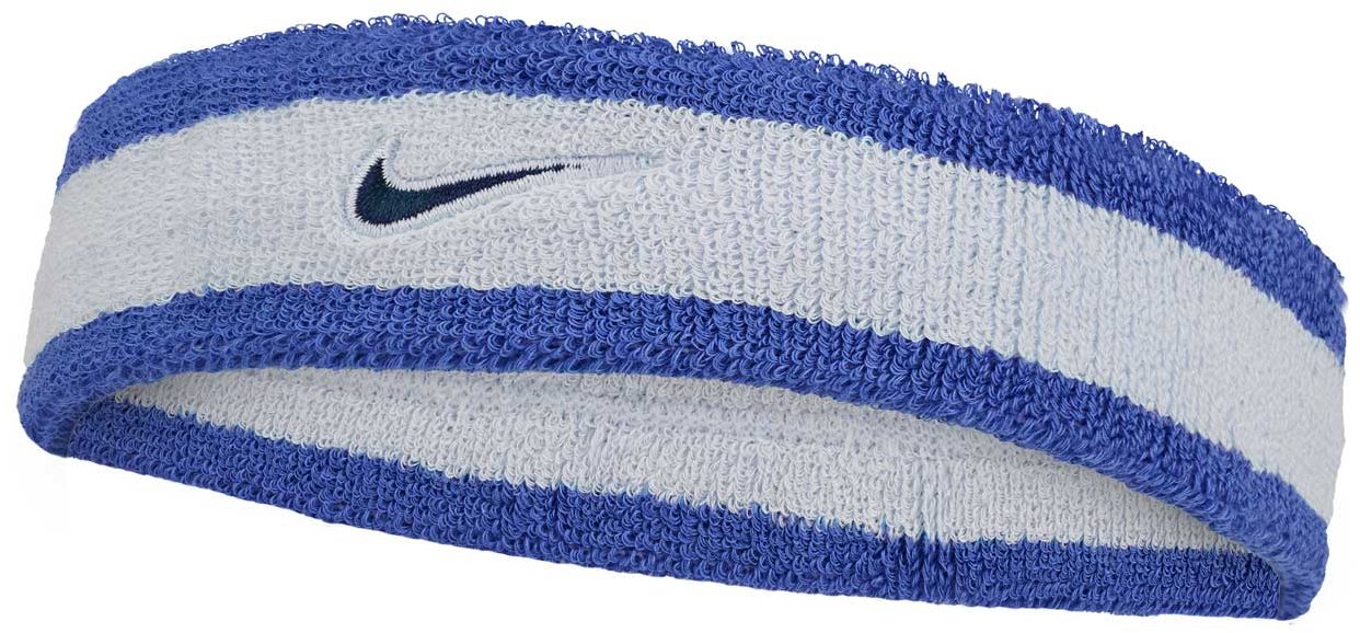 Nike Swoosh Classic čelenka svetlo sivá/modrá