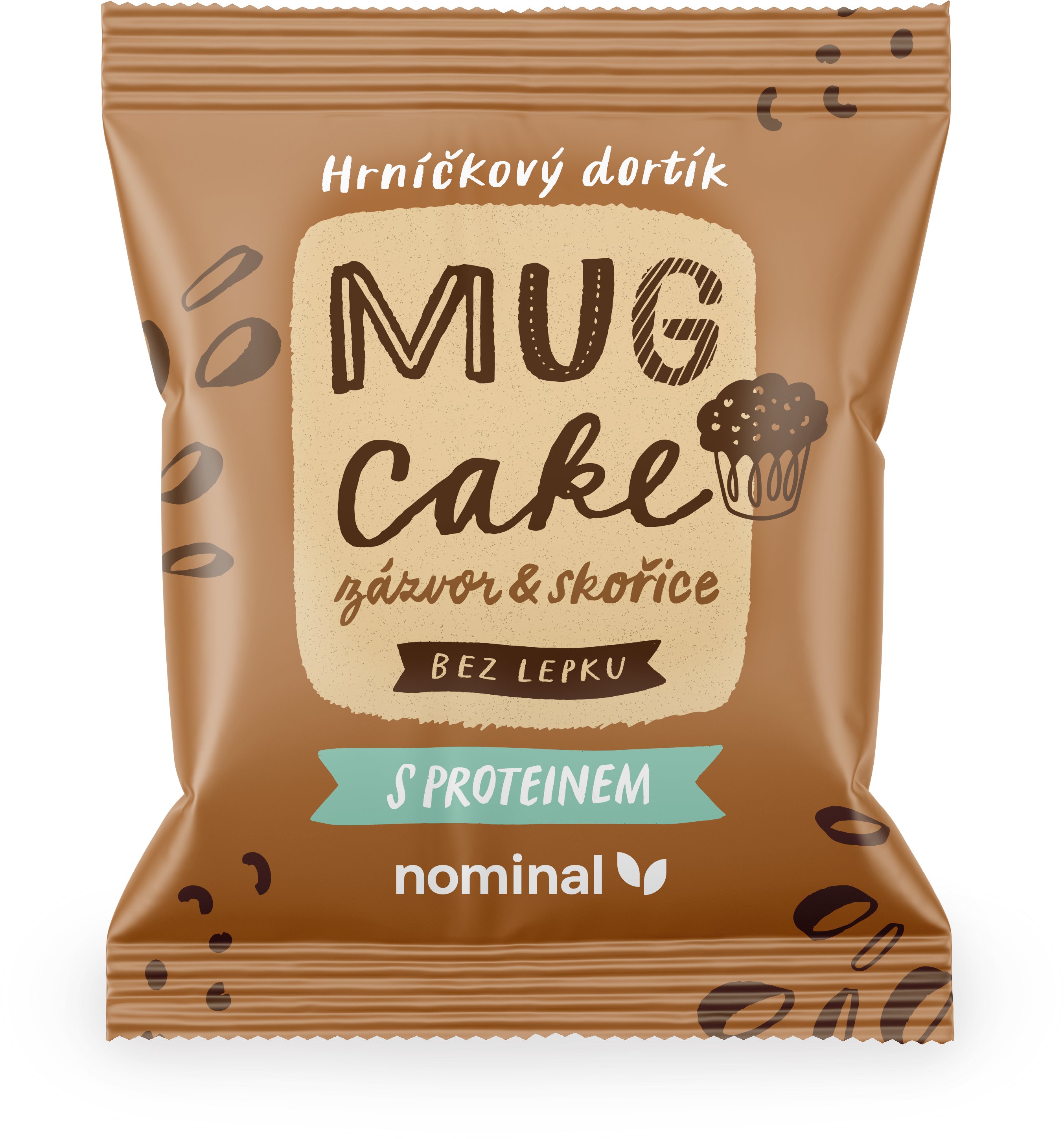 Nominal Mug Cake s proteínom 60 g zázvor & škorica