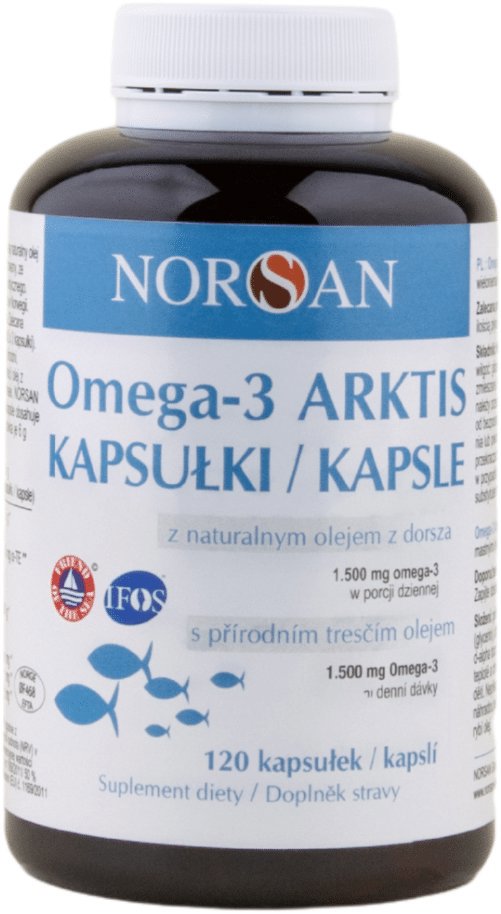 Norsan Omega-3 Arktis 120 kapsúl